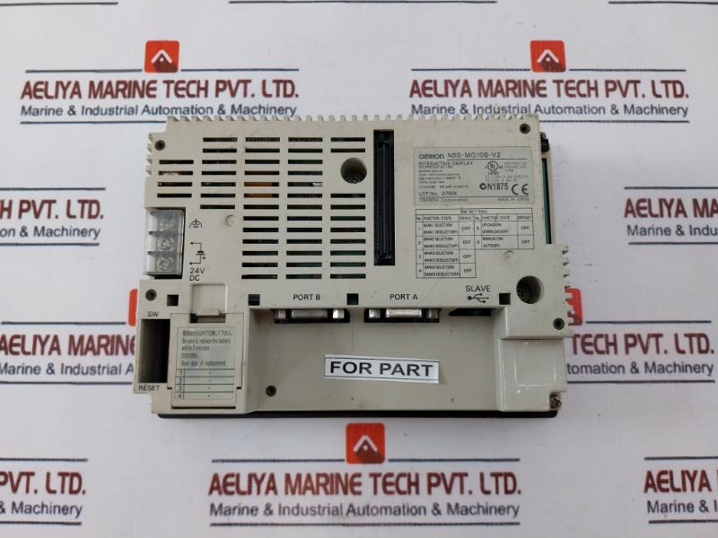 Omron Ns5-mq10b-v2 Hmi Interactive Panel 24v Dc 15w
