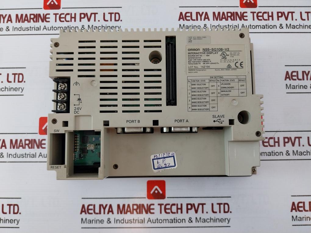 Omron Ns5-sq10B-v2 Touch Panel Interactive Display 24Vdc 15W