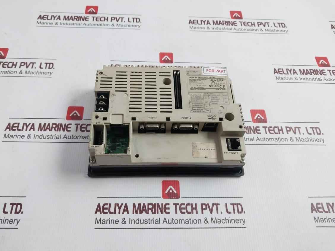 Omron Ns5-sq11B-v2 Interactive Display Hmi Panel 24V Dc (Not Working)