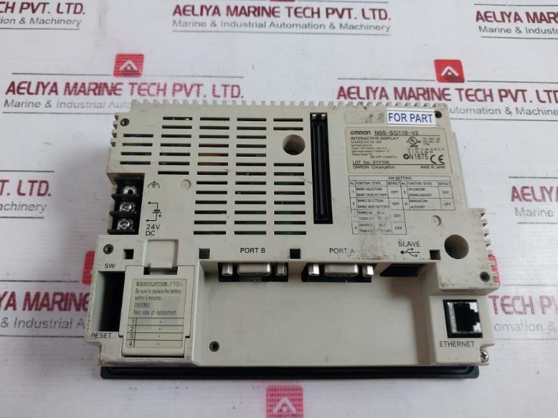 Omron Ns5-sq11B-v2 Programmable Terminal 24V Dc 15W T4
