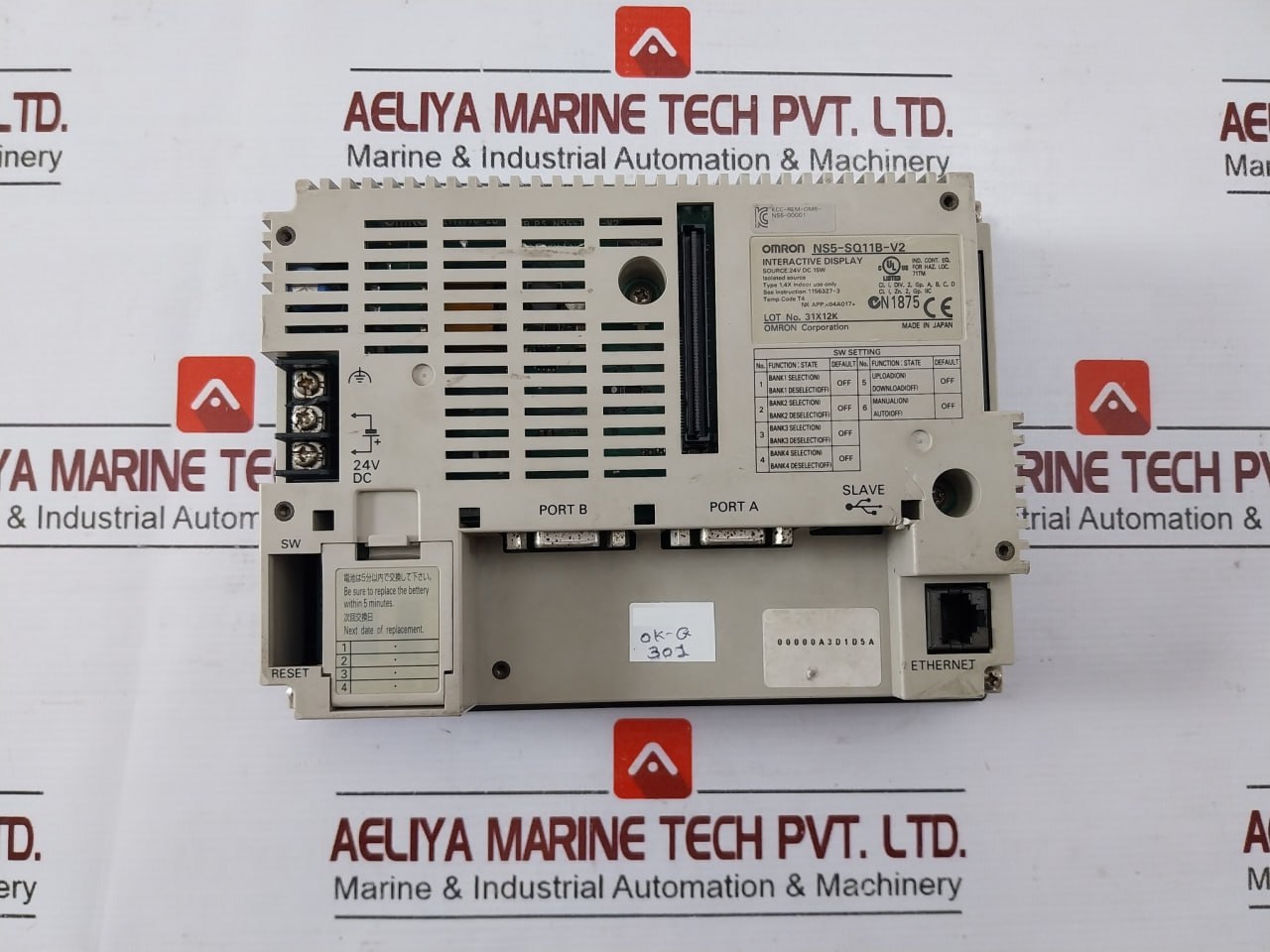 Omron Ns5-sq11B-v2 Programmable Terminal Hmi Module 24Vdc 15W Kcc-rem-omr-ns5-0