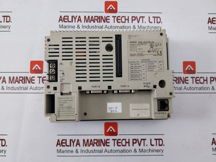 Omron Ns5-sq11B-v2 Programmable Terminal Hmi Module 24Vdc 15W Kcc-rem-omr-ns5-0