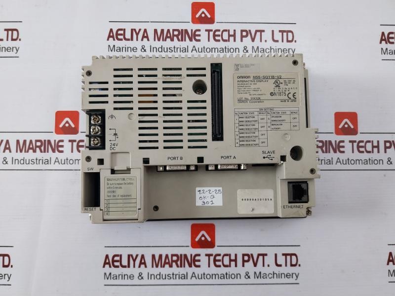 Omron Ns5-sq11B-v2 Programmable Terminal Hmi Module 24Vdc 15W Kcc-rem-omr-ns5-0