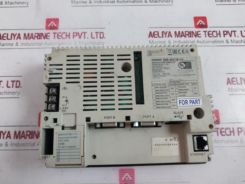 Omron Ns5-sq11B-v2 Touch Panel Interactive Display E198998 24Vdc