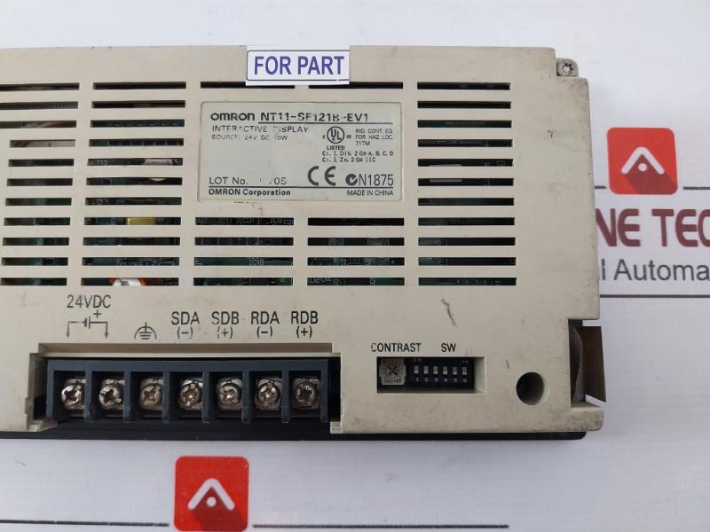 Omron Nt11-sf121B-ev1 Interactive Display 24V Dc 10W 410 Gm