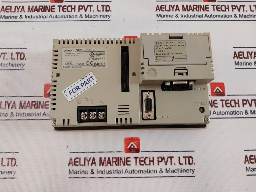 Omron Nt21-st121-e Interactive Display Touch Panel 24V Dc 7W