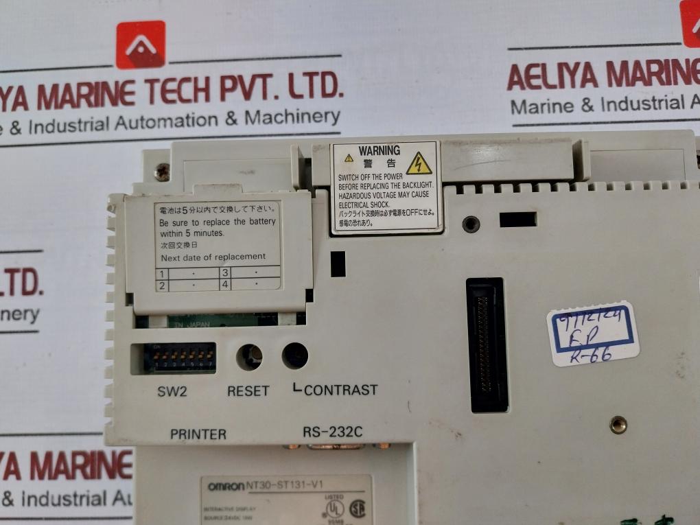 Omron Nt30-st131-v1 Panel Touch Operator Interface, 24Vdc 15W