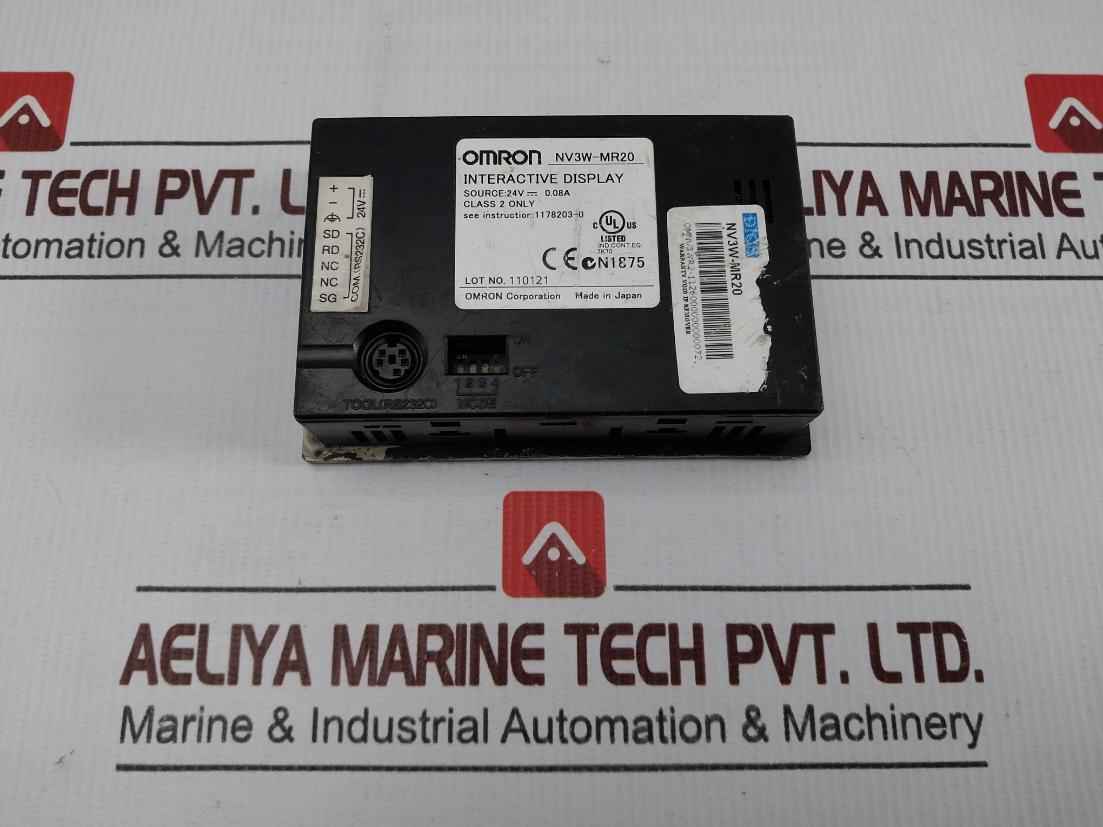Omron Nv3w-mr20 Interactive Display 24v-0.08a (not Working)