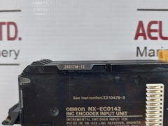 Omron Nx-ec0142 Incremental Encoder Line Driver Input Unit 24Vdc