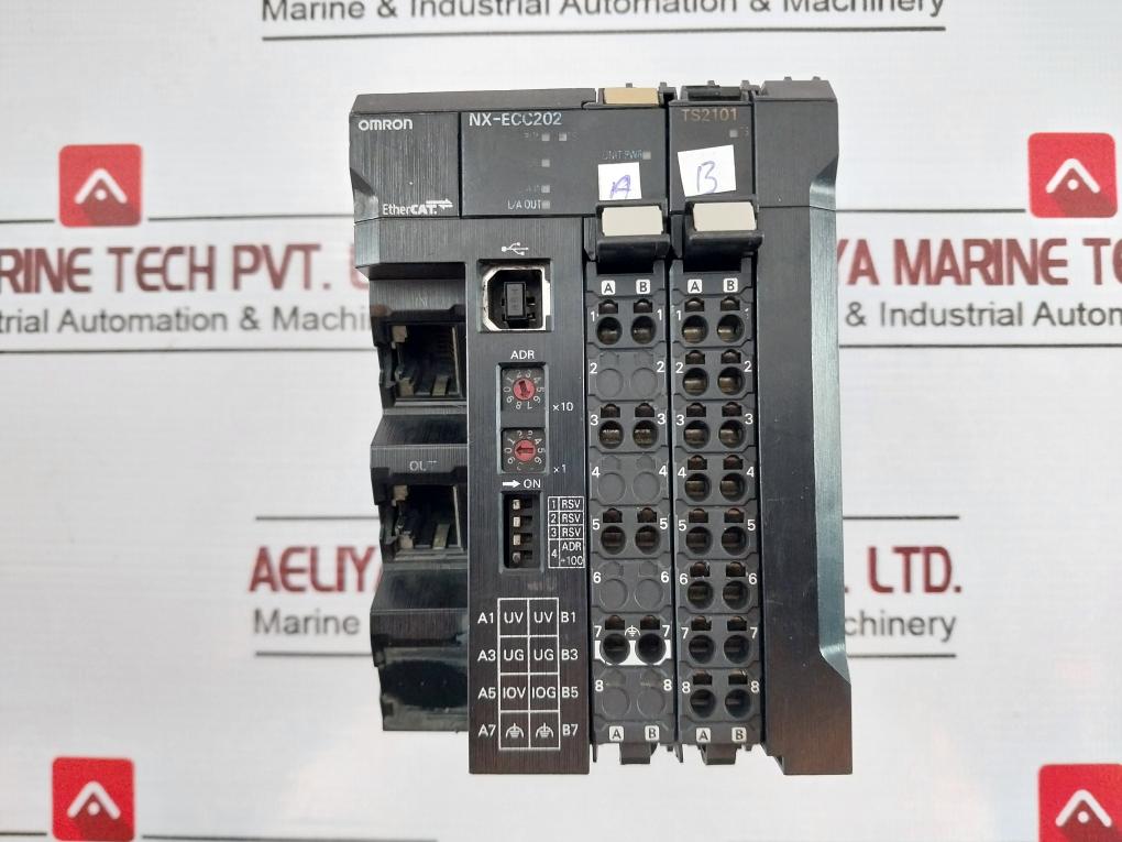 Omron Nx-ecc202 Nx-series Ethercat Communication Coupler Unit Ver.1.2/1.1