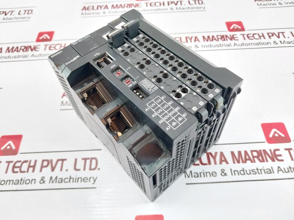 Omron Nx-ecc202 Nx-series Ethercat Communication Coupler Unit Ver.1.2/1.1