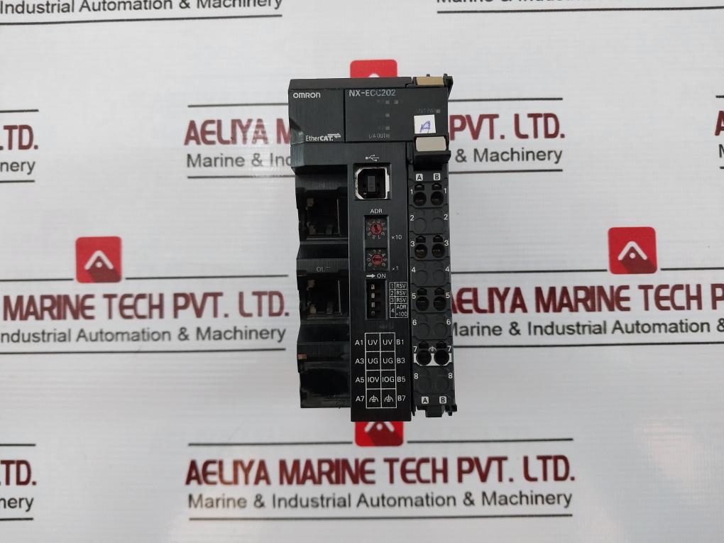 Omron Nx-ecc202 Nx-series Ethercat Communication Coupler Unit Ver.1.2/1.1