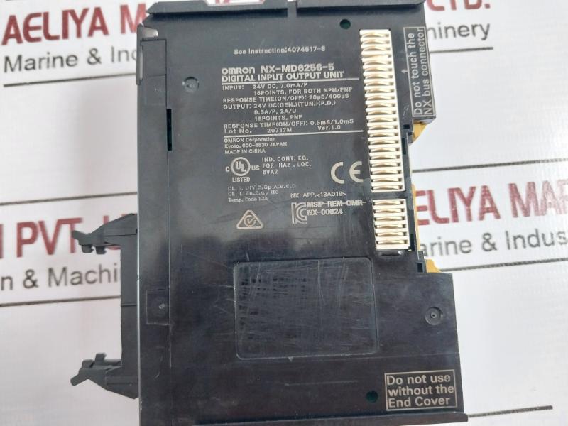 Omron Nx-md6256-5 Digital Input Output Unit 24Vdc 16 Points 7.0Ma