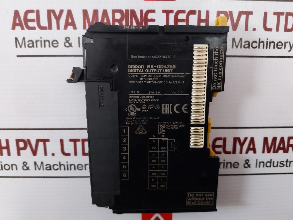 Omron Nx-od4256 8-points Digital Output Unit Standard Speed 24V Dc