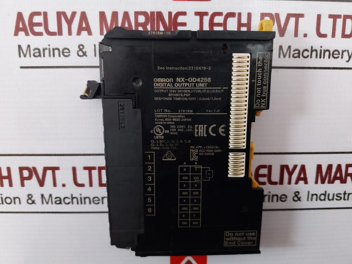 Omron Nx-od4256 8-points Digital Output Unit Standard Speed 24V Dc