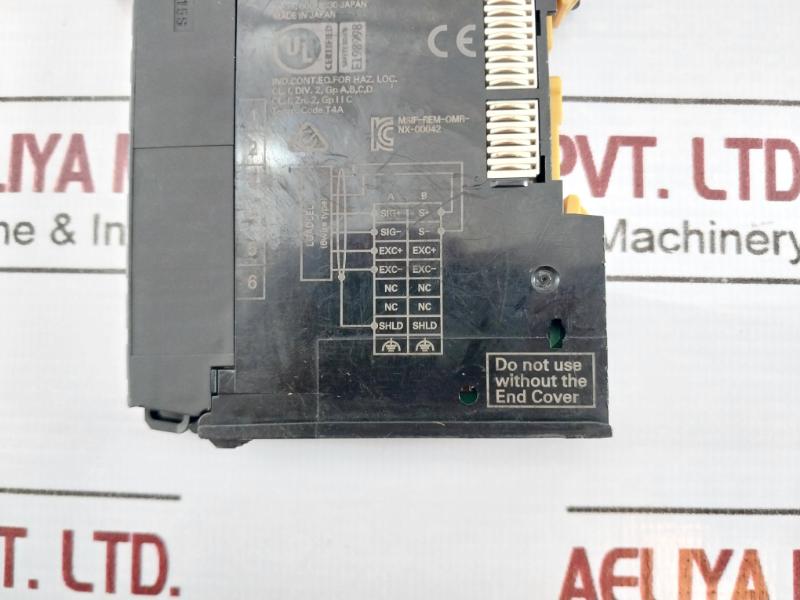 Omron Nx-rs1201 Loadcell Input Unit Ver 1.0 E198998 5V Dc 60Ma 16516K-1