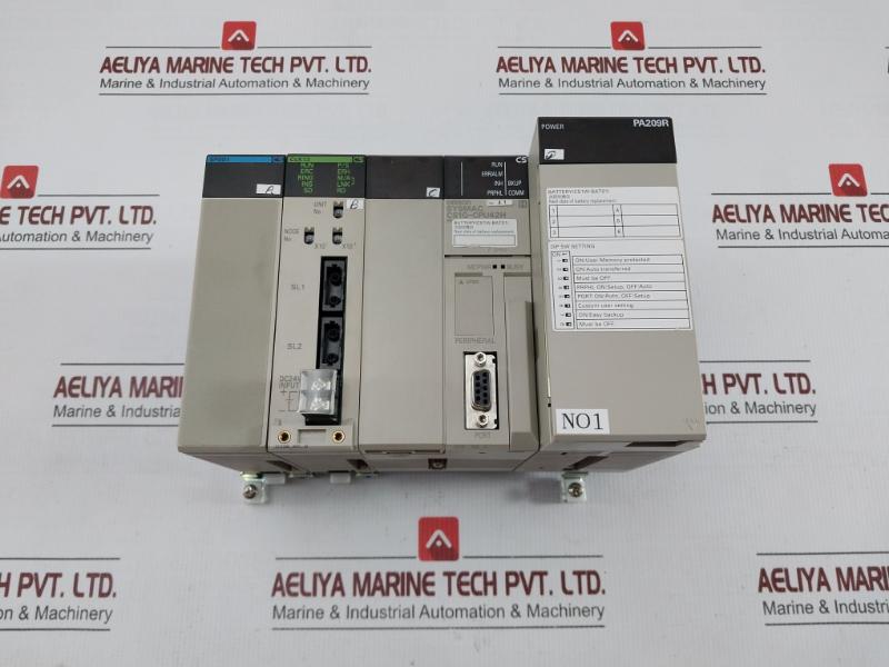 Omron Plc Controller System Cs1W-clk13, Cs1W-bc023, C200Hw-pa209R Cs1W-sp001