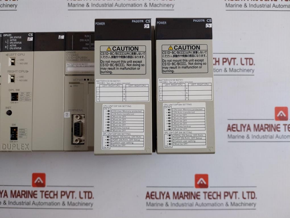 Omron Plc Controller System Cs 1W-id261, Cs 1W-od261, Cs1W-sp001 Cs1W-clk13