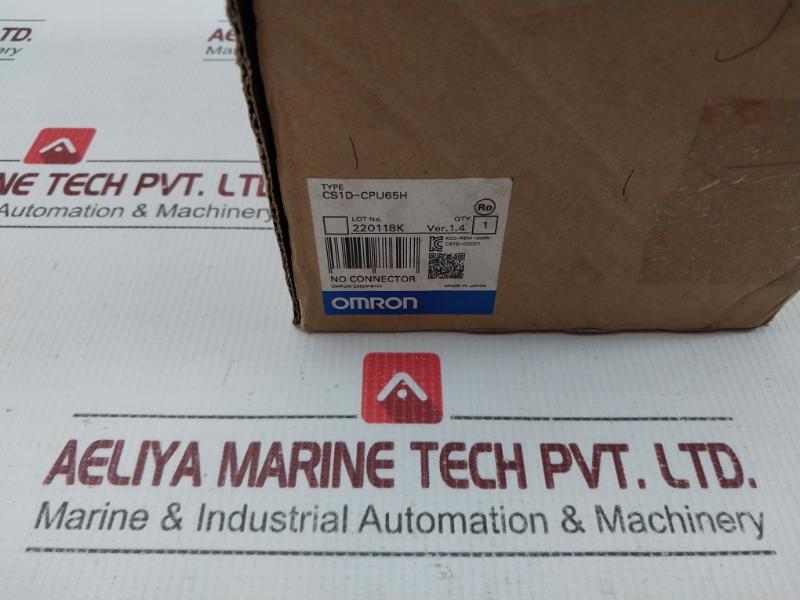 Programmable Controller Cpu Unit Omron Cs1D-cpu65H