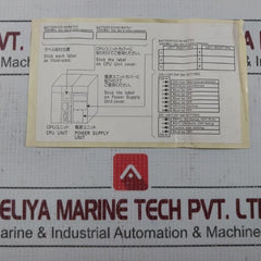 Programmable Controller Cpu Unit Omron Cs1D-cpu65H