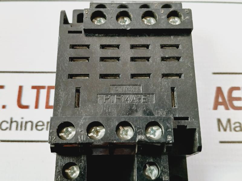 Omron Ptf14a-e Relay Socket Max 10a 240v