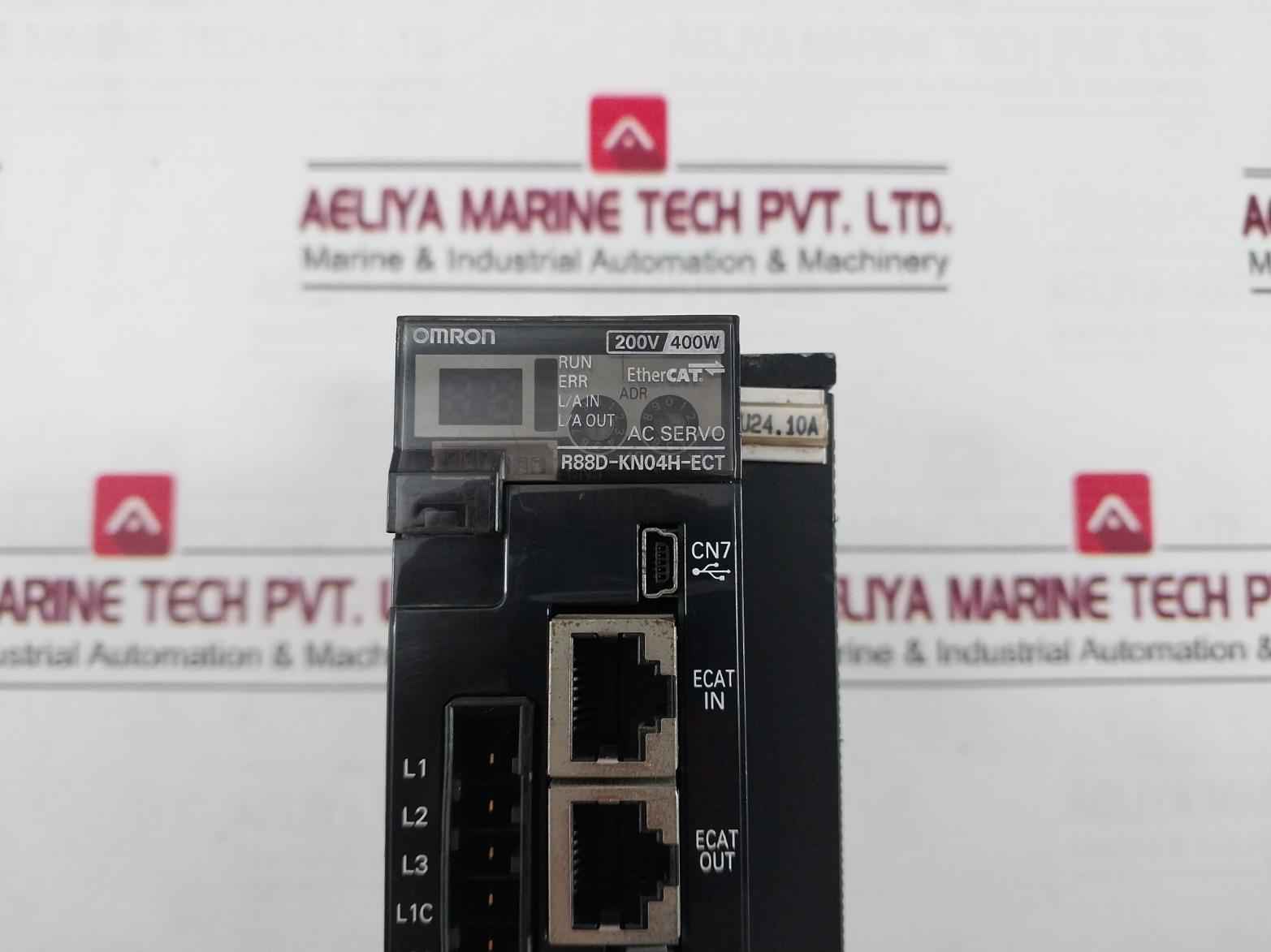 Omron R88D-kn04H-ect Ethercat Ac Servo Drive 200-240V 400W 2.1