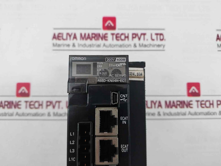 Omron R88D-kn04H-ect Ethercat Ac Servo Drive 200-240V 400W 2.1