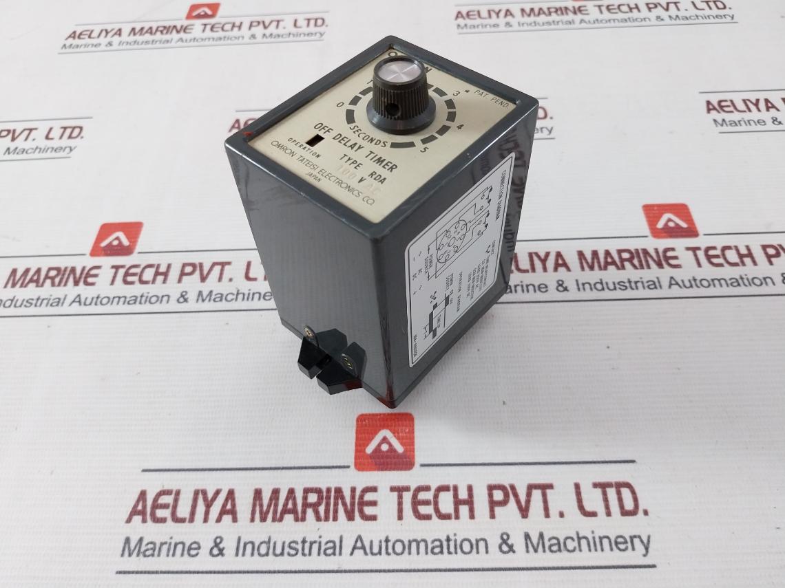 Omron Rda-44A032A Off Delay Timer 100V Ac 0-5Sec