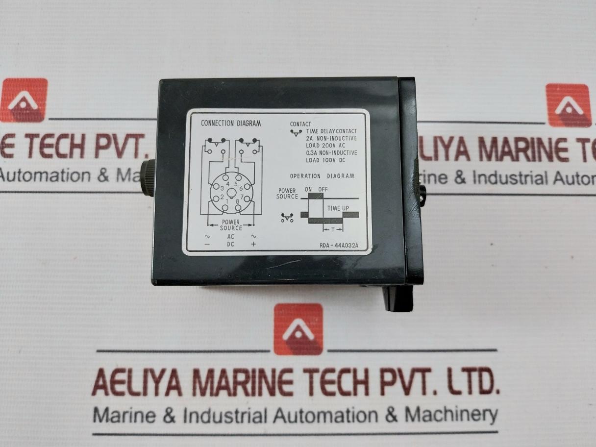 Omron Rda-44A032A Off Delay Timer 100V Ac 0-5Sec