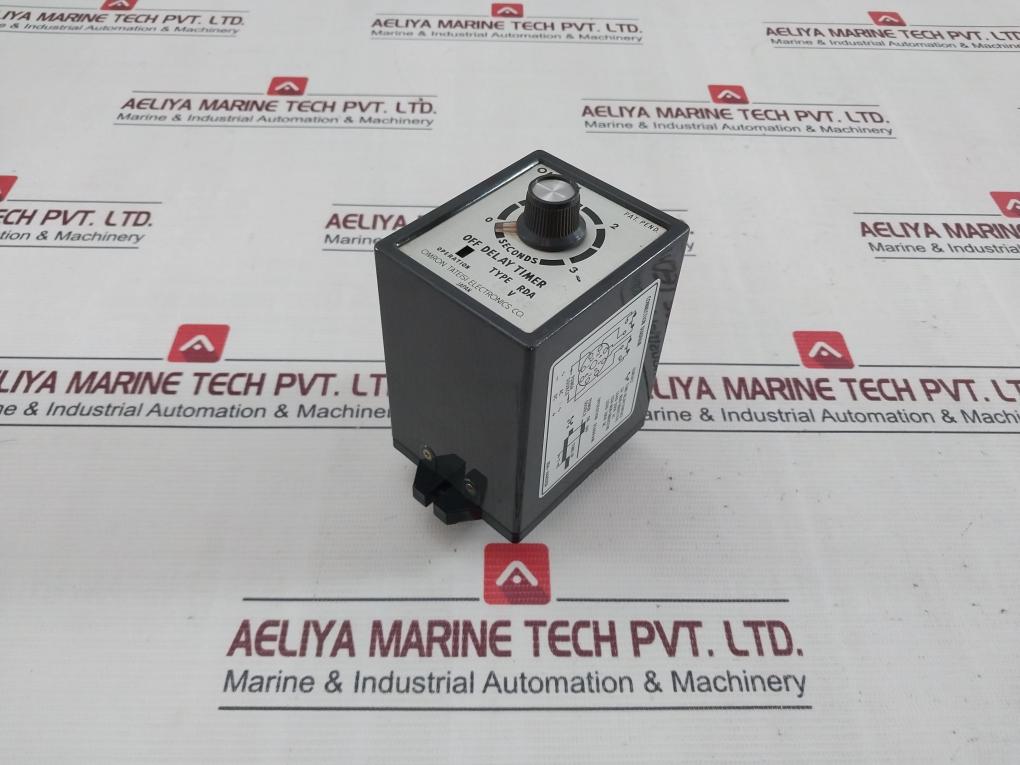 Omron Rda-44A032A Off Delay Timer 24V Dc 0-3 Seconds 2A 200V Ac