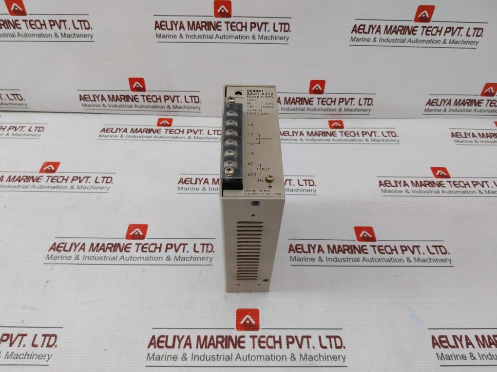 Omron S82C-0312 Power Supply 85-115Vac 100-150Vdc 12Vdc 2.5A Tqj036