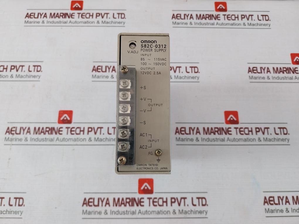 Omron S82C-0312 Power Supply 85-115Vac 100-150Vdc 12Vdc 2.5A Tqj036