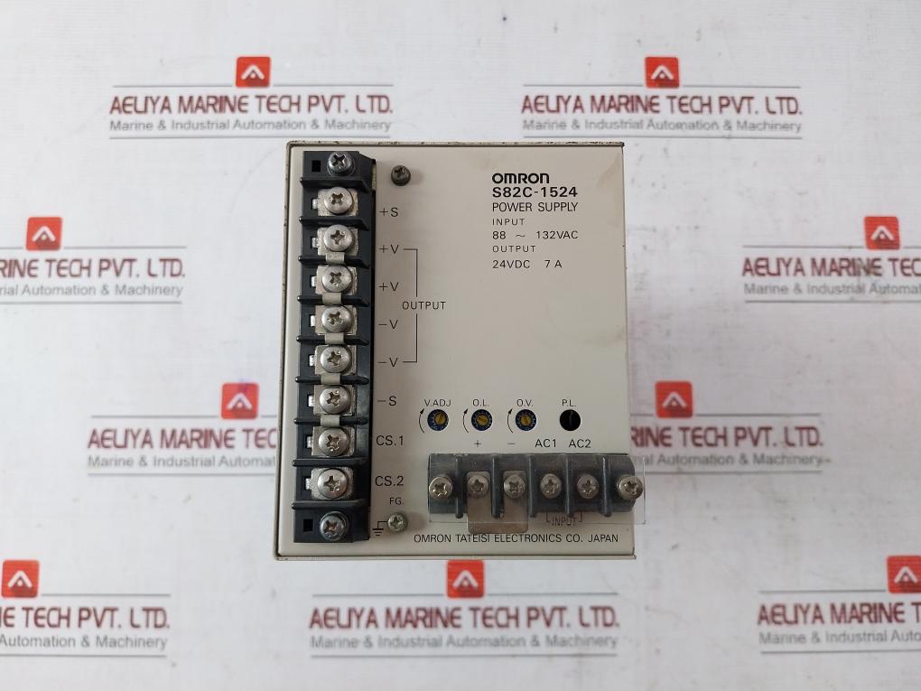 Omron S82C-1524 Power Supply Unit 24Vdc 7A 88-132Vac