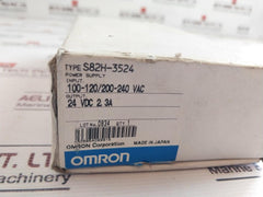 Omron S82H-3524 Switching Power Supply 2.3A 24Vdc