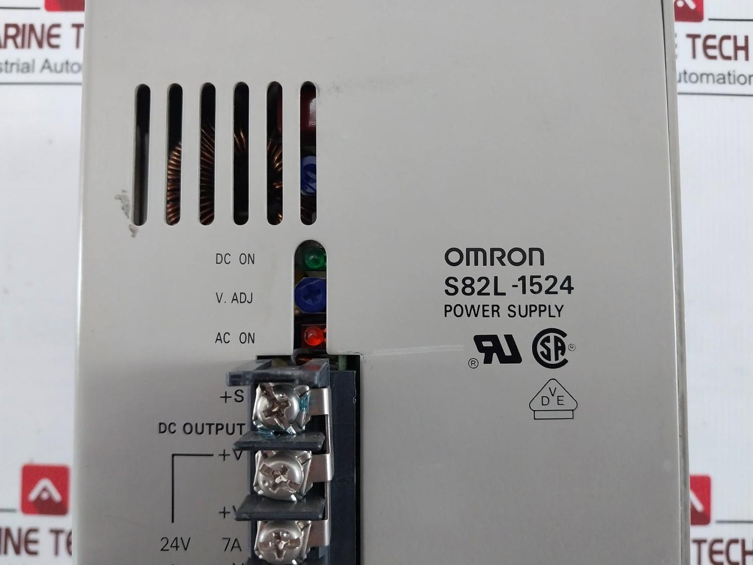 Omron S82L-1524 Switching Power Supply 100-120V 3.5A 50/60Hz 7A