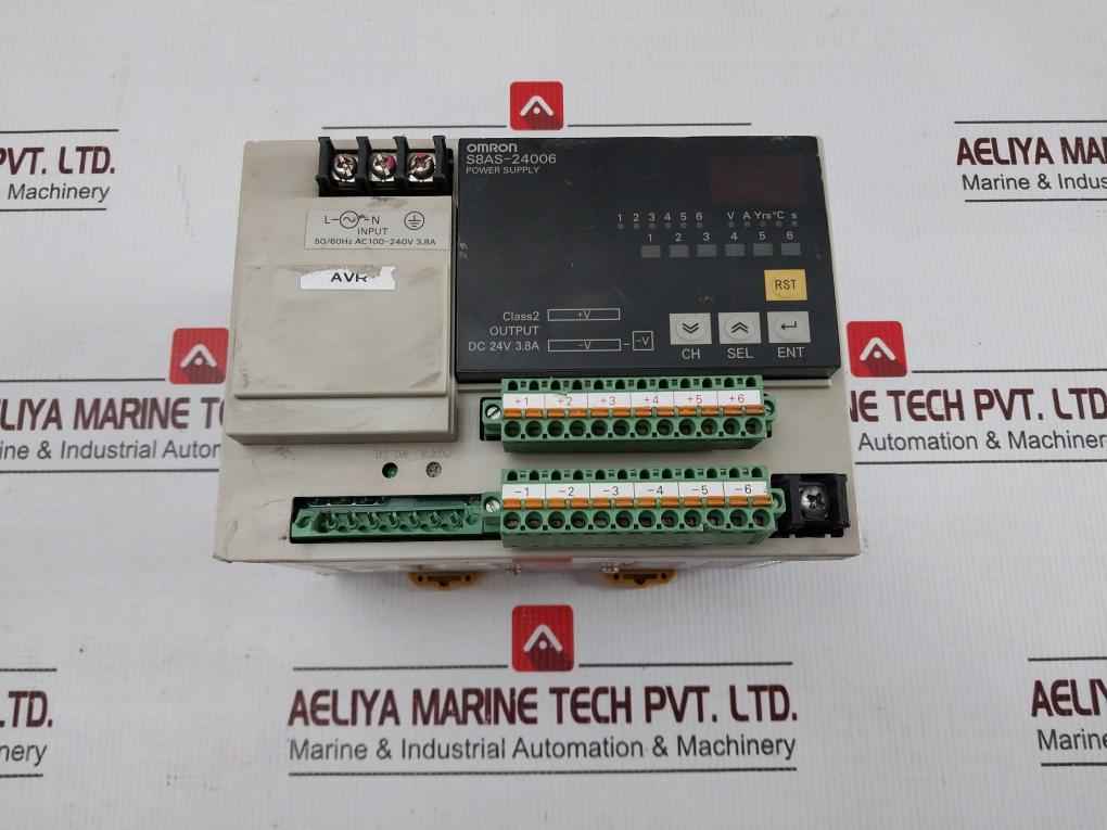 Omron S8as-24006n Power Supply 50/60hz Ac100-240v Class2