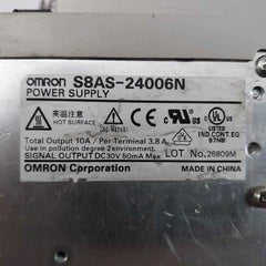 Omron S8as-24006n Power Supply 50/60hz Ac100-240v Class2