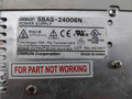 Omron S8As-24006N Smart Power Supply Ac100-240V 50/60Hz 3.8A (Not Working)