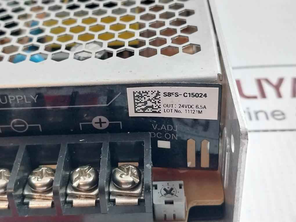 Omron S8Fs-c15024 Switched Mode Power Supply 6.5A 100-240Vac 24Vdc