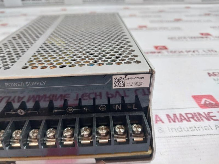 Omron S8Fs-c20024 Power Supply 100-120Vac 4.8A 24Vdc 8.8A 50/60Hz