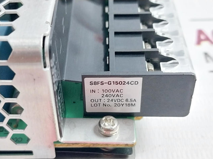 Omron S8Fs-g15024Cd Switching Mode Power Supply 24Vdc 6.5A