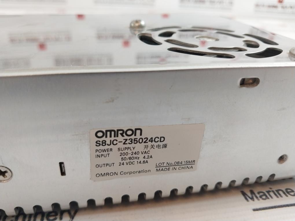 Omron S8Jc-z35024Cd Power Supply 200-240 Vac 50/60Hz 4.2A