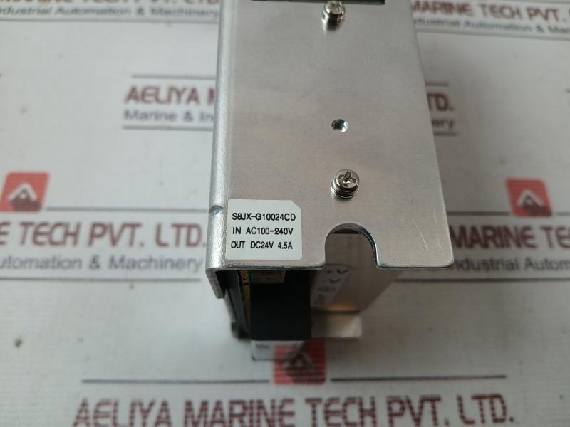 Omron S8Jx-g10024Cd Ac/Dc Din Rail Supply 24V 100W Ac100-240V Dc24V 4.5A