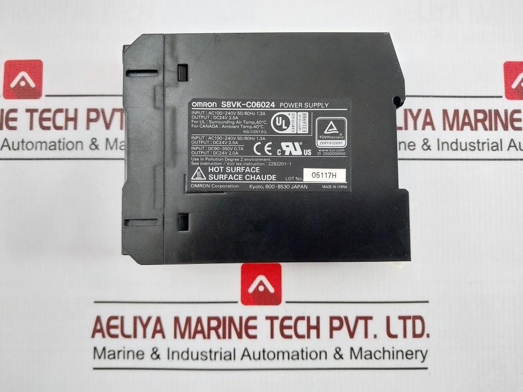 Omron S8Vk-c06024 Switching Power Supply Ac100-240V 50/60Hz 1.3A