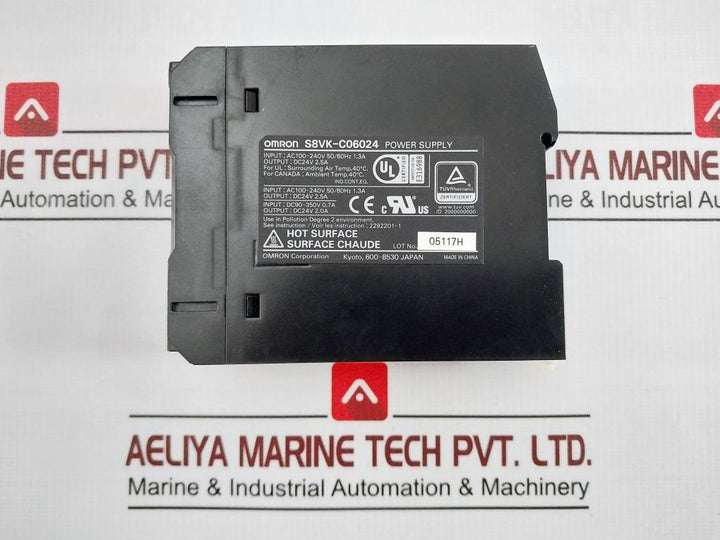 Omron S8Vk-c06024 Switching Power Supply Ac100-240V 50/60Hz 1.3A
