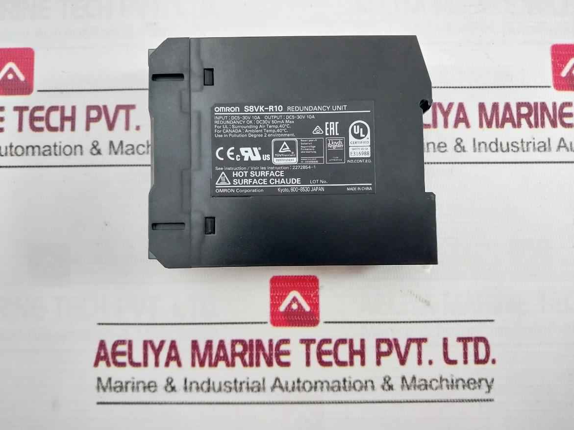 Omron S8Vk-r10 Redundancy Unit Switching Mode Power Supply Dc5-30V 10A
