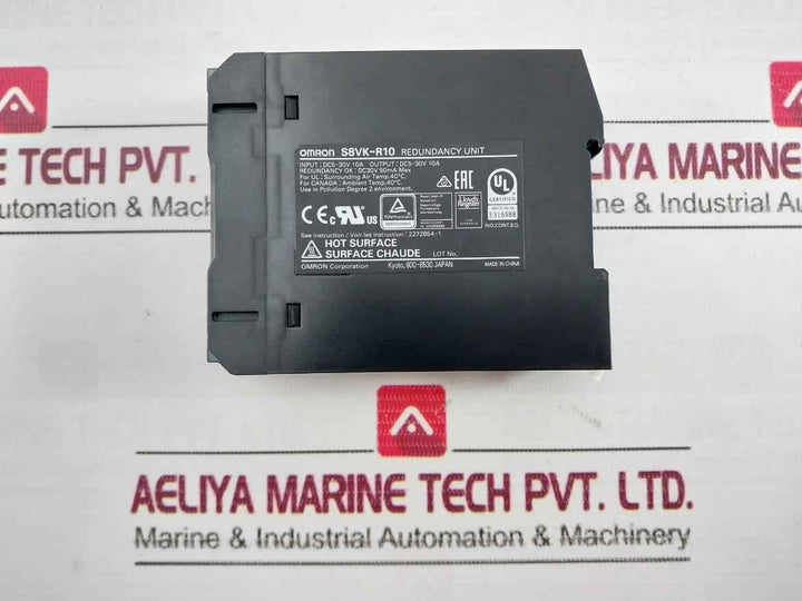 Omron S8Vk-r10 Redundancy Unit Switching Mode Power Supply Dc5-30V 10A
