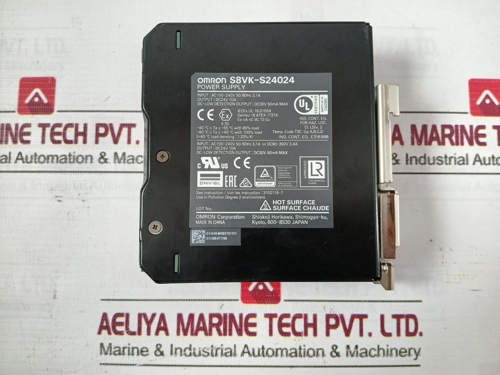 Omron S8Vk-s24024 Switch Mode Power Supply Unit Dc24V 10A