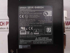 Omron S8Vk-s48024 Switching Mode Power Supply Ac100-240V 50/60Hz 5.9A