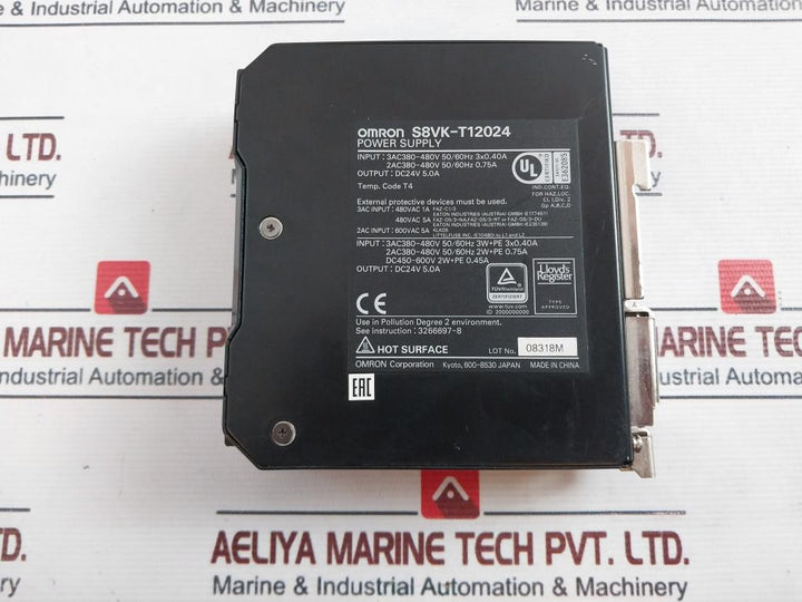 Omron S8Vk-t12024 Power Supply Dc450-600V 0.45A